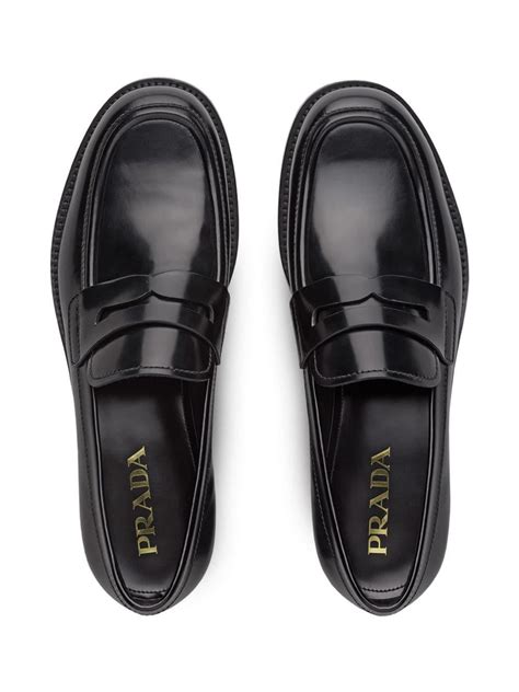 mens prada loafers|prada men's loafers black.